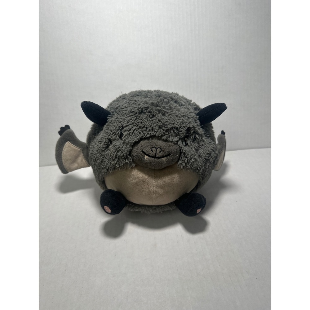 Squishable Mini Bat Plush 7 Inch Grey Stuffed Animal Round Batty Toy Soho NYC